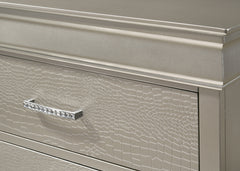 Amalia Silver Upholstered Panel Youth Bedroom Set - Ornate Home