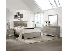 Amalia Silver Upholstered Panel Youth Bedroom Set - Ornate Home