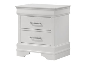 Amalia White Nightstand - Ornate Home