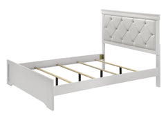 Amalia White Upholstered Panel Bedroom Set - Ornate Home