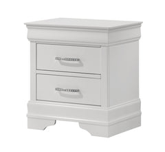 Amalia White Upholstered Panel Bedroom Set - Ornate Home