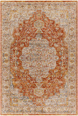 Aman Rust Area Rug - Clearance - Ornate Home