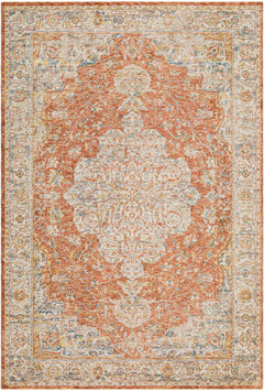 Aman Rust Area Rug - Clearance - Ornate Home