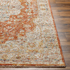 Aman Rust Area Rug - Clearance - Ornate Home