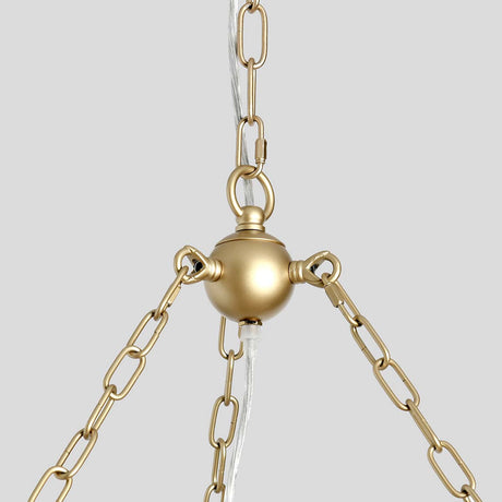 Amanda White Beaded Chandelier - Ornate Home