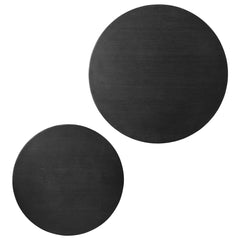 Amani Black Round Nesting Coffee Tables (Set of 2) - Ornate Home