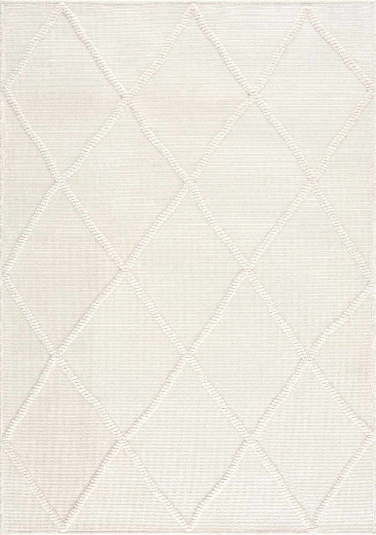 Amani White Washable Rug - Clearance - Ornate Home