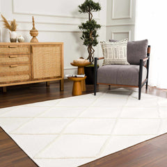 Amani White Washable Rug - Clearance - Ornate Home