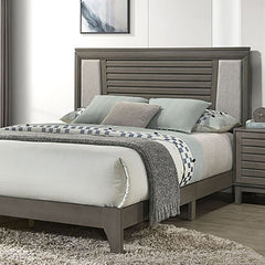 Amar Gray Queen Bed - Ornate Home