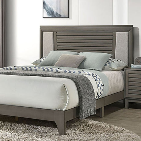 Amar Gray Queen Bed - Ornate Home