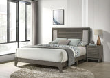 Amar Gray Queen Bed - Ornate Home