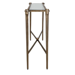 Amara Antique Brass Console Table - Ornate Home