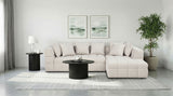 Amara Ivory 2-Piece Upholstered Sectional Sofa - Ornate Home