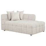 Amara Ivory 2-Piece Upholstered Sectional Sofa - Ornate Home
