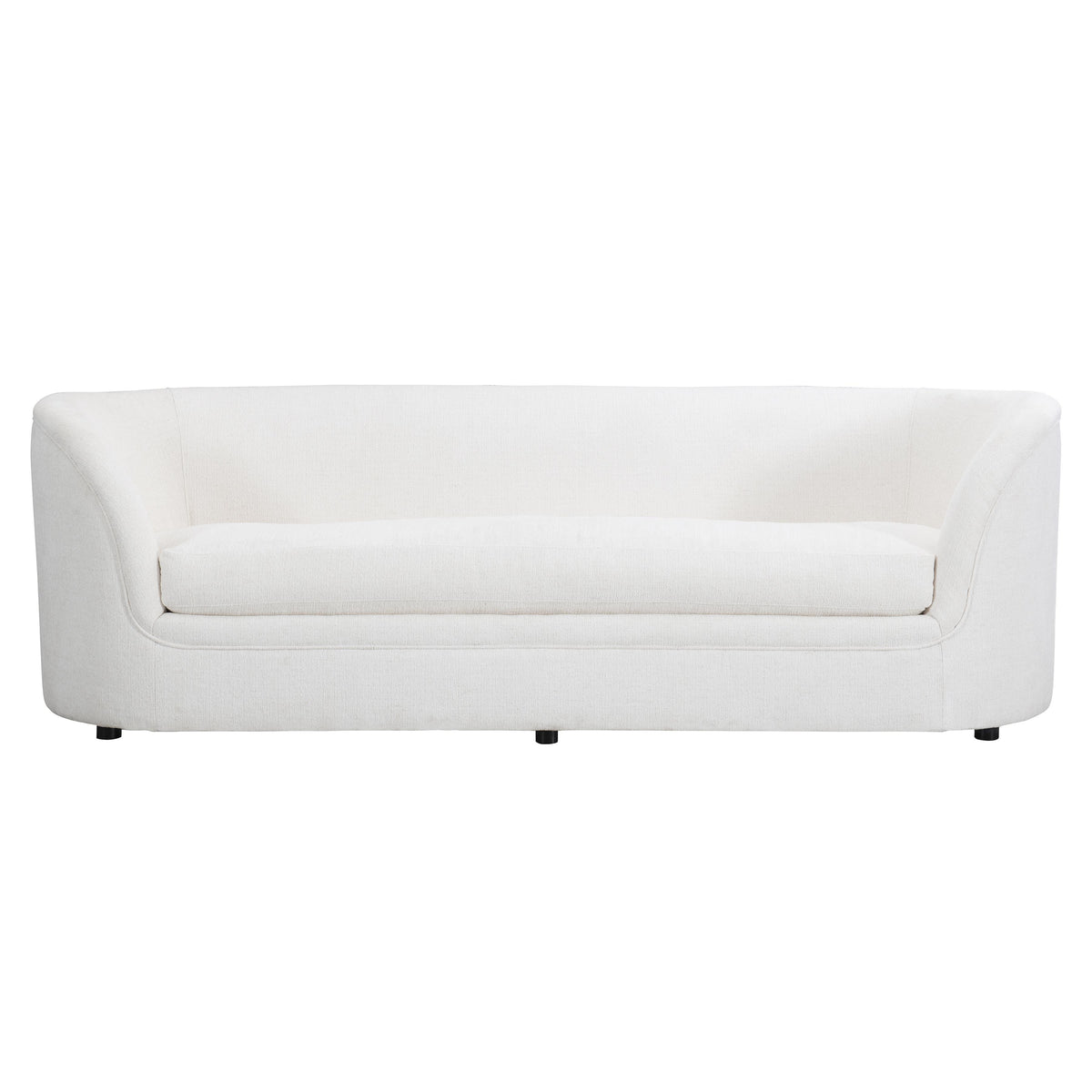 Amara Ivory Sofa Without Pillows - Ornate Home