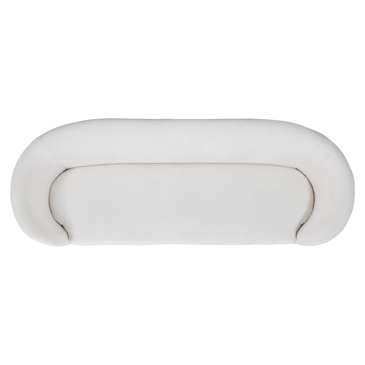 Amara Ivory Sofa Without Pillows - Ornate Home