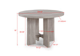 Amara Natural 5-Piece Dining Set - Ornate Home