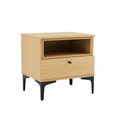 Amara Nightstand in Natural Oak - Ornate Home