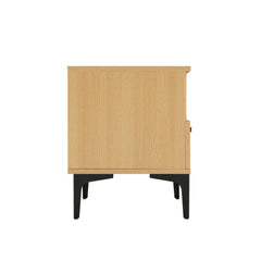 Amara Nightstand in Natural Oak (set of 2) - Ornate Home