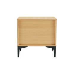 Amara Nightstand in Natural Oak (set of 2) - Ornate Home