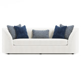 Amara White/Cream Fabric Sofa - Ornate Home