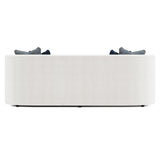 Amara White/Cream Fabric Sofa - Ornate Home