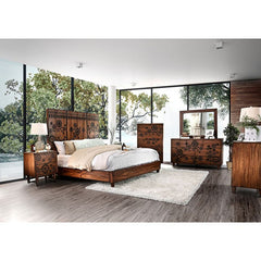 Amarantha Dark Oak Mirror - Ornate Home