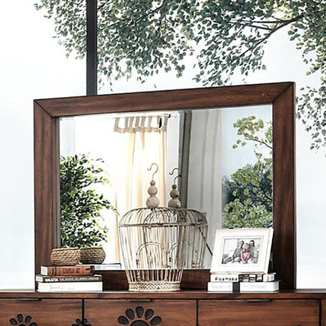 Amarantha Dark Oak Mirror - Ornate Home