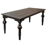 Amaro Sealed Black Dining Table - Ornate Home
