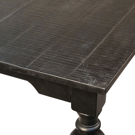 Amaro Sealed Black Dining Table - Ornate Home
