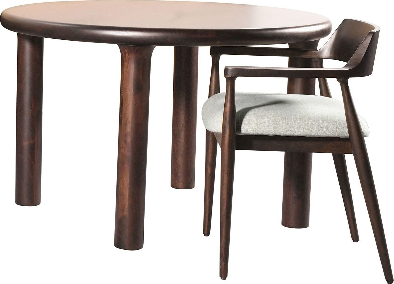 Amaroo Honey Date Solid Mango Dining Table - Ornate Home