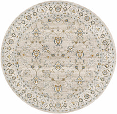 Amaru Cream & Sage Textured Rug with Fringes - Ornate Home
