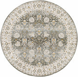 Amaru Green Textured Rug with Fringes - Ornate Home