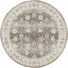 Amaru Green Textured Rug with Fringes - Ornate Home
