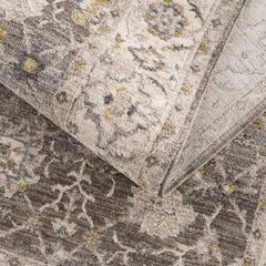 Amaru Green Textured Rug with Fringes - Ornate Home