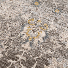 Amaru Green Textured Rug with Fringes - Ornate Home