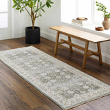 Amaru Green Textured Rug with Fringes - Ornate Home