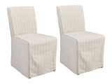 Amaya Beige Upholstered Dining Chair (Set of 2) - Ornate Home
