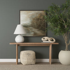 Amaya Cream/Black/Gray Wool and Cotton Pouf - Ornate Home