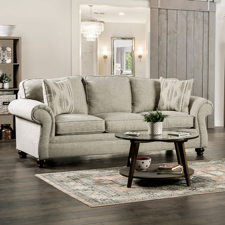 Amaya Cream Sofa & Loveseat - Ornate Home