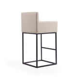 Ambassador Barstool in Cream and Black - Ornate Home