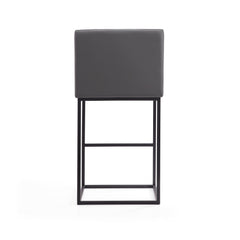 Ambassador Barstool in Grey and Black - Ornate Home