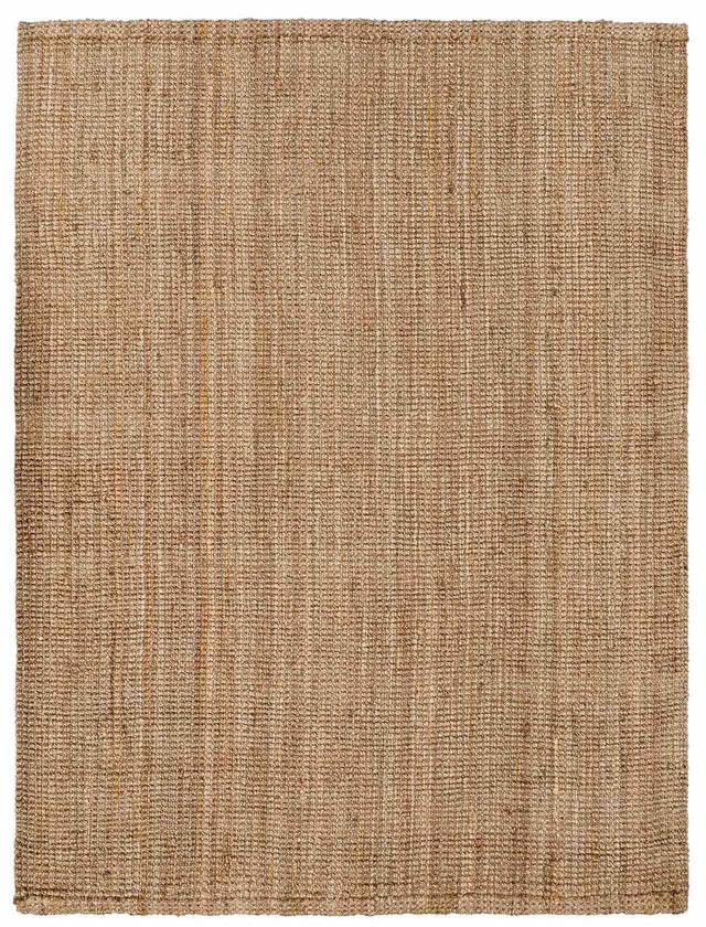 Ambel Chocolate Brown Camel Jute Area Rug - Ornate Home