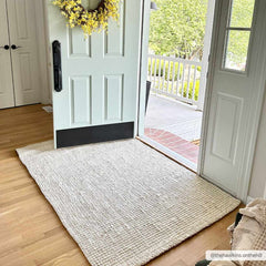 Ambel Cream Jute Rug - Ornate Home