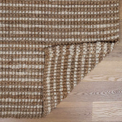 Ambel Tan Camel Jute Area Rug - Ornate Home