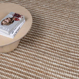 Ambel Tan Camel Jute Area Rug - Ornate Home