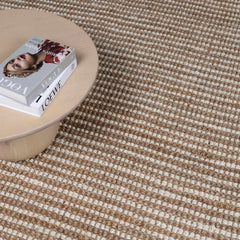 Ambel Tan Camel Jute Area Rug - Ornate Home