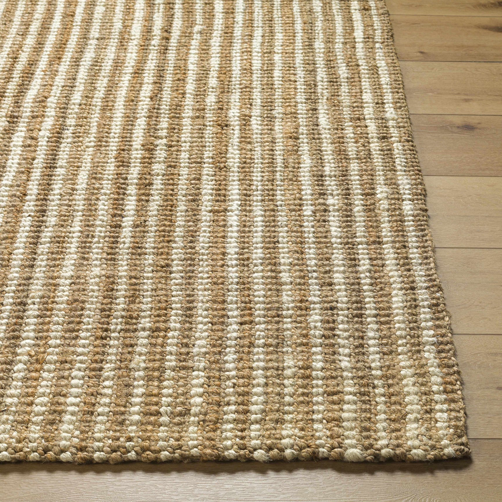 Ambel White Jute Rug - Ornate Home
