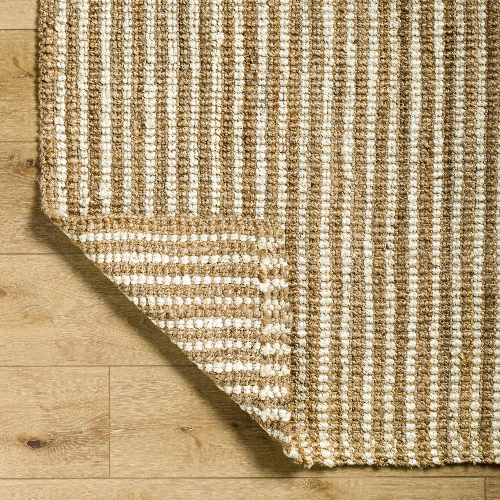 Ambel White Jute Rug - Ornate Home