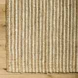 Ambel White Jute Rug - Ornate Home